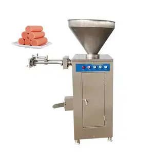 Automatic Sealant Pneumatic Sausage Fill Shirring Clamping Manufacture Pork Sausage Process Machine