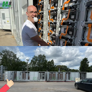 Conteneur de stockage de batteries au lithium HJ OEM BESS 1MWh 3MWh 5MWh, système de stockage d'énergie solaire pour usage commercial - Product Image 1