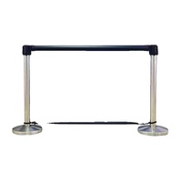 Personnalisé intérieur/extérieur sécurité file d'attente garde-corps 1.0m ligne garde-corps barrière ceinture en aluminium événement publicité clôture pour hôtels