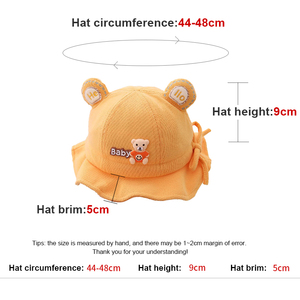 RongGuang vente en gros personnalisé doux confortable velours côtelé enfants Protection solaire seau chapeau pêcheur chapeau pour activités de plein air - Product Image 2