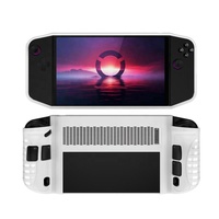 Pour Lenovo Legion GO étui de protection PC étui en TPU béquille accessoires de Console de jeu portable antichoc antidérapant noir