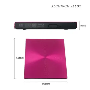 Movie New Aluminum Alloy Blu-ray Player USB3.0 External Bluray Burner Writer 3D 4K Blu-ray Movie Playing For Laptop