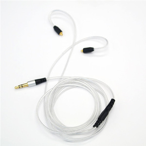 สายหูฟังแบบเสียบได้ DIY ขนาด 3.5 มม. ชายต่อชาย สาย TPE ชุบทอง สำหรับ Shure SE215 315 535 846 UE900 - Product Image 5