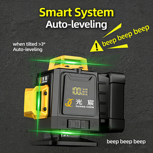 <span class=keywords><strong>Niveau</strong></span> laser 360° à faisceau vert autonivelant pour des traçages précis, <span class=keywords><strong>outils</strong></span> de nivellement à 8, 12 ou 16 lignes pour la construction - Product Image 2