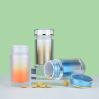 Bouteilles pour compléments alimentaires en capsules et comprimés - 100 ml - Bouteilles d'emballage en plastique acrylique de qualité alimentaire