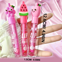 Gloss à lèvres liquide hydratant et brillant à base de minéraux, style été, dégradé, certifié CE, transparent, avec paillettes personnalisées, vente en gros