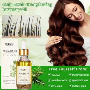 Marque privée Huile d'argan bio vegan Romarin Huile de tressage Aliments pour cheveux Soins du cuir chevelu Huile de croissance des cheveux Sérum pour femmes noires - Product Image 4