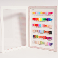 Missgel OEM personnalisé Nail Salon Art tableau d'affichage Gel vernis à ongles couleur affichage livre 360 couleurs ongles tableau livres