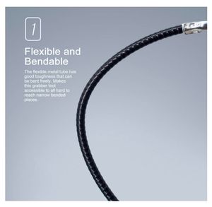 Home Kitchen Eco-Friendly Steel Flexible <b>Grabber</b> Claw Reacher <b>Tool</b> 4 Claws Bendable Hose for Litter Pick Usa Mairun Model USA - Product Image 4