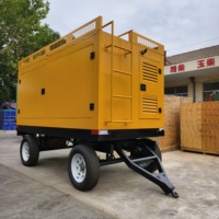 Pompe centrifuge portable à moteur diesel à aimant permanent à fréquence variable pour la construction, le contrôle des inondations et le drainage