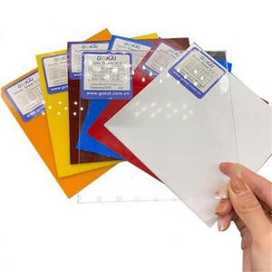 แผ่นอะคริลิคใส/โปร่งแสง/กึ่งโปร่งแสง ยี่ห้อโกไค สำหรับงานตกแต่ง/วัสดุก่อสร้าง/งานแสดงสินค้า  รับสั่งทำสีตามต้องการ - Product Image 5