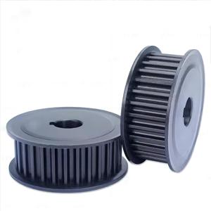 พูลเลย์ไทม์มิ่งเหล็กหล่อแบบมีหน้าแปลนมาตรฐาน HTD 14M แบบ Taper Lock พร้อมฟัน 28-168 ซี่ รับประกัน 3 ปี - Product Image 1
