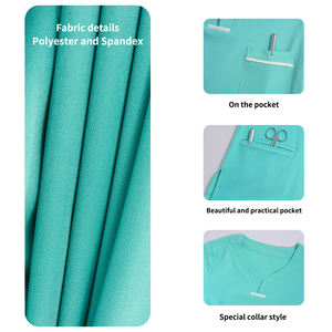 מדים רפואיים בהתאמה אישית לסיטונאות OEM לנשים, חלוקים רפואיים, בגדי עבודה סטרץ', ביגוד רפואי מט - Product Image 4