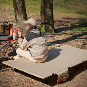 <span class=keywords><strong>Lit</strong></span> de camping pliable réglable en aluminium et tissu Oxford léger et portable pour adultes - Product Image 5