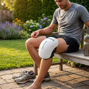 Masajeador <span class=keywords><strong>de</strong></span> <span class=keywords><strong>Rodilla</strong></span> 3D con Calor, Masajeador Eléctrico Inteligente para Alivio del Dolor, <span class=keywords><strong>Fisioterapia</strong></span>, Compresa Caliente - Product Image 2