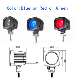 Luz Intermitente LED de Alta Calidad de 27 W, Luz de Señalización de Reversa, Opcional en Rojo, Azul y Verde, 10-110 V, Luz Estroboscópica LED Verde - Product Image 4
