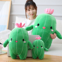 En stock, super doux, mignon, kawaii, vente en gros, peluche, dessin animé, peluche, oreiller, jouet en peluche, plante cactus