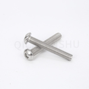 304 Stainless Steel Round Head Socket Cap Screw M3 M4 M5 M6 M8 Metric Threaded <b>Fastener</b> - Product Image 4