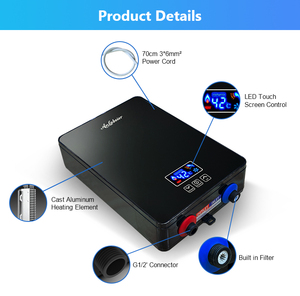 Calentador de Agua Instantáneo de 8000W con Protección contra Sobrecalentamiento y Ajuste de Temperatura - Product Image 5