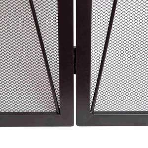 3 Panel Arch Fireplace Screen Frame Mesh <strong>Hearth</strong> Accessory Fireplace Screen 50x32in Metal Fence Spark <strong>Guard</strong> - Product Image 4