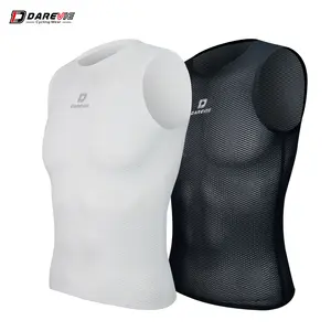 Men Sports Compression Under Base Layers Tops Custom Sublimated Vest Quick Dry Sports Gym Fishing Running Carton Gym Sets Unisex