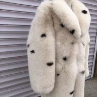 2022 vêtements d'hiver mode femmes manteau de fourrure vraie fourrure luxe manteau naturel finlande fourrure grande taille manteau