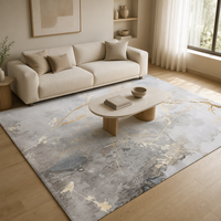 Tapis imprimé lavable en machine, tapis floral vintage pour salon, chambre à coucher, décoration de la maison