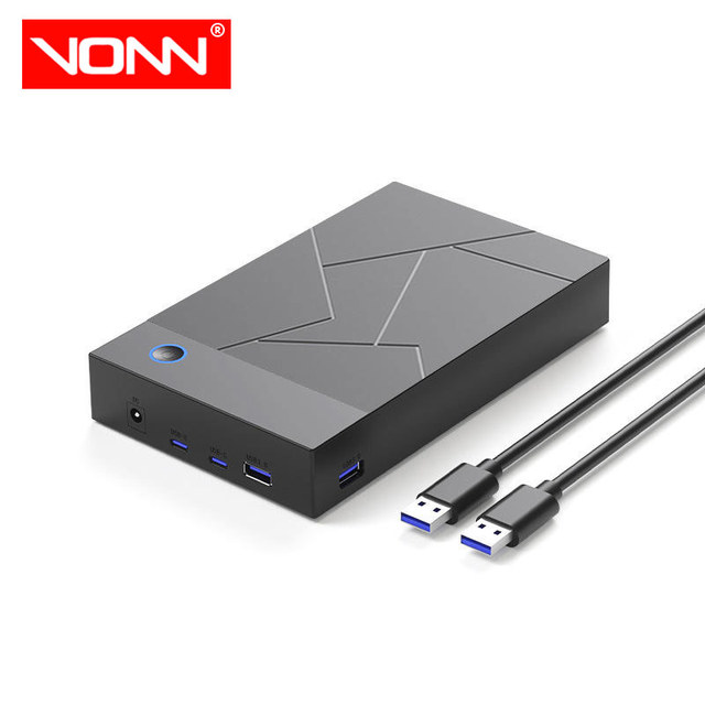 AMZ Hot 3.5inch Plastic OEM USB 3.0 External Hard Drive Enclosure for SSD and Hard Disk
