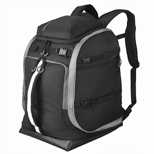 Sac à bottes de snowboard VEVOR 65L, sac à dos de voyage pour femme, imperméable, durable, extérieur en Oxford 1680D, fond pour casques et lunettes - Product Image 1