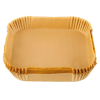 Papiers de cuisson carrés jetables écologiques antiadhésifs et résistants à la graisse pour friteuse à air chaud, compatibles four – Meilleures ventes