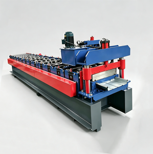 Hochrippen-Stehfalz-Dachprofiliermaschine mit Austauschbaren Walzen, <span class=keywords><strong>Kalzip</strong></span> Typ YX65-430 Al-Mg-Mn Dachplatten-Formmaschine - Product Image 1
