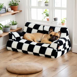 Pet <b>Sofa</b> <b>Bed</b> with PP Cotton Milk Fluff Filling Washable Removable Cover for Dogs Cats Small Animals Luxury - Product Image 2