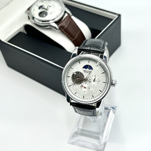 Orologi Meccanici di Lusso Personalizzati con Movimento Visibile, Fasi Lunari, Automatici, per Uomo, Idea Regalo - Product Image 5