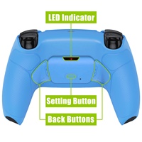 EXtremeRate poignée caoutchoutée bouton arrière attachement Rise2.0 bouton remappage pour Kits d'accessoires de contrôleur PS5