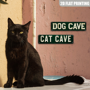 Letrero Metálico Retro Estilo Callejero con Diseño <span class=keywords><strong>de</strong></span> <span class=keywords><strong>Cueva</strong></span> <span class=keywords><strong>de</strong></span> Perro, Decoración <span class=keywords><strong>de</strong></span> Pared para Cuarto <span class=keywords><strong>de</strong></span> Perros, Área <span class=keywords><strong>de</strong></span> Mascotas, Patio Trasero, Regalo - Product Image 5