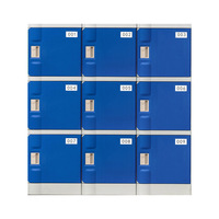 Casier de rangement public en plastique, armoire de rangement étanche et résistante à l'humidité, casier de rangement en plastique pour enfants