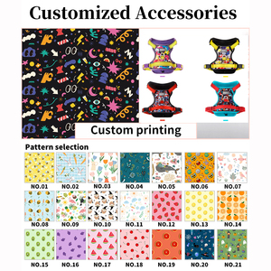 Arnés de Seguridad <span class=keywords><strong>para</strong></span> Perro, Diseño Lindo y Cálido, Tejido Jacquard, Conjunto con Babero, Chaleco <span class=keywords><strong>para</strong></span> Perro con Corbatín y Porta Bolsas <span class=keywords><strong>para</strong></span> Excrementos - Product Image 5