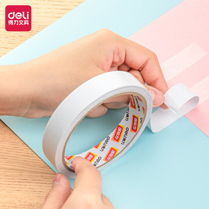 Deli Double Sided Adhesive Tape 1.8cm X 10m Cotton Paper For Office Use - Product Image 1