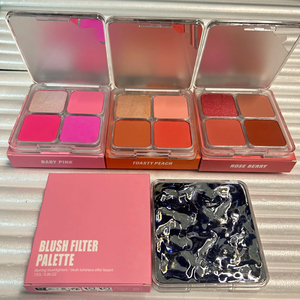 Professionelle Kosmetik Gepresste Make-up Rouge-Palette Langanhaltend Vegan Private Label Creme-Rouge-Palette - Product Image 1