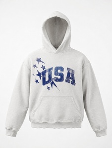 Sudaderas con Capucha para Hombre, Estilo Y2K, de Algodón Francés, con Estampado Gráfico, Corte Holgado, Teñidas, Personalizadas al por Mayor - Product Image 3