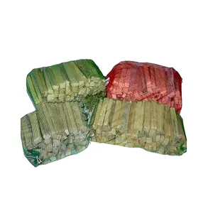 Jumbo pp leno mesh包装袋，用于点燃木柴防紫外线