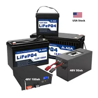 Bateria Lifepo4 para Carros de Golfe, Bateria de 15 Anos, Fábrica, 12v, 24v, 48v, 100ah, 200ah, 50Ah