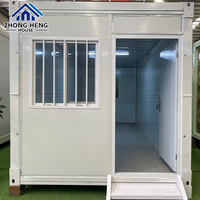 Casa Contenedor Plegable Prefabricada de 20 pies a Precio de Fábrica, Estructura de Acero Resistente a Huracanes, Casa Móvil Pequeña para Resort o Taller