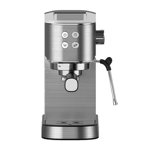 Profesyonel kaliteli fabrika fiyat yarı otomatik kahve makinesi Espresso kahve makinesi ev kullanımı için otel restoran