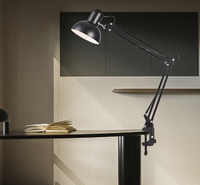 Nouveaux produits DIHAO : Lampe de table à bras long en métal avec pince, protection oculaire, pour chevet, étude, étudiant, à brancher – Vente en cours !