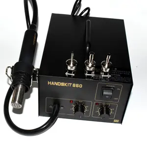 handskit 850 Air pump rework Hot Air Soldering Station SMD Rework Station Lead Free with Heat Gun