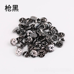 Botones Redondos de Metal, Chapados en Hierro, Oro, Negro, Plata, Oro Rosa, Bronce Antiguo, para Ropa, Accesorios, Joyería, Manualidades, 10 mm - Product Image 4