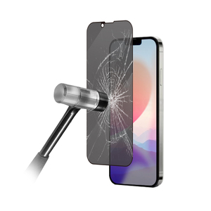 Protection d'écran en verre trempé 2.5D 9H avec colle intégrale, anti-espion et confidentialité pour iPhone 12 13 14 15 16 17 Pro Max Plus - Product Image 2