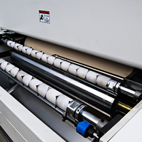 Machine de pelliculage UV électrique à double face avec pompe pour tôles métalliques/aluminium/bois, emballage automatique de films haute précision