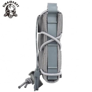 Funda Táctica de Nailon Molle para Cargador Individual de 9mm, Soporte para Linterna, Equipo de Defensa Personal para Caza - Product Image 3